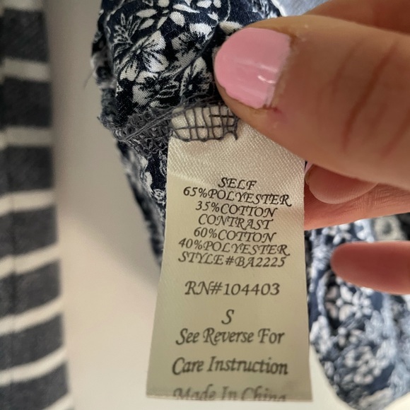 Blu Pepper Top size small - Picture 6 of 8